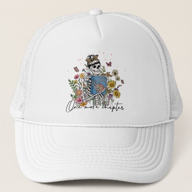 Gorra De Camionero Un Skeleton floral más de capítulo (Anverso)