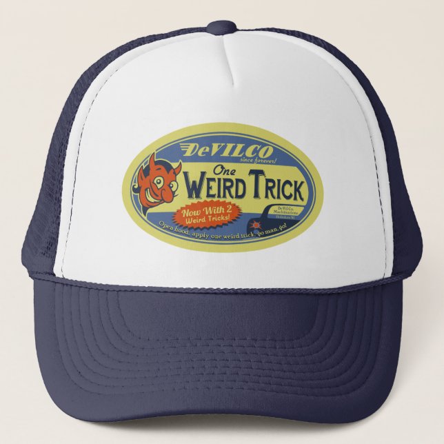 Gorra De Camionero Un truco raro (Anverso)