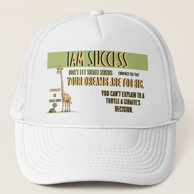 GORRA DE CAMIONERO UN VISIONARIO (Anverso)