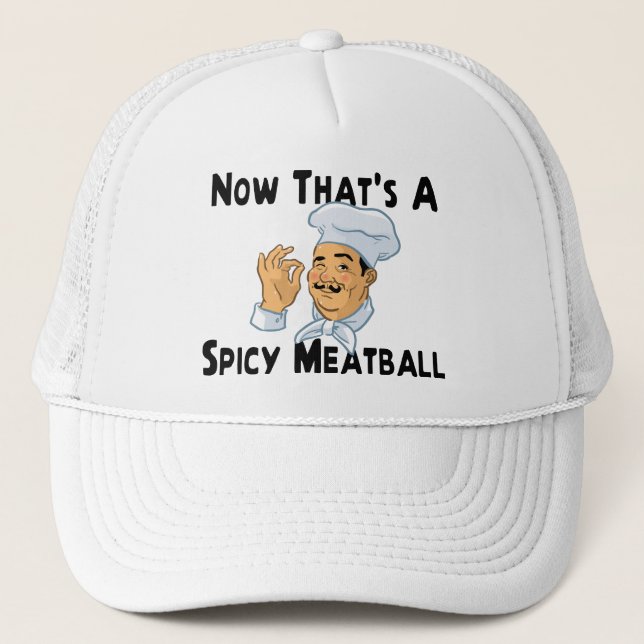 Gorra De Camionero Una albóndiga picante (Anverso)