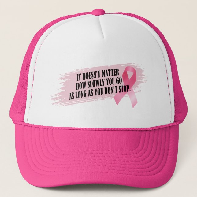 Gorra De Camionero Una cita inspiradora para la toma de conciencia so (Anverso)