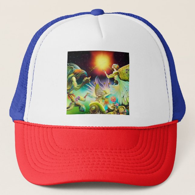 Gorra De Camionero Una época de pintura de aceite recompensas (Anverso)