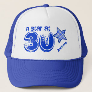 Gorra De Camionero Una estrella en treinta el nombre de encargo V25