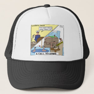 Gorra De Camionero Una Llamada A Las Armas Divertidas Cartas Mugs Tee