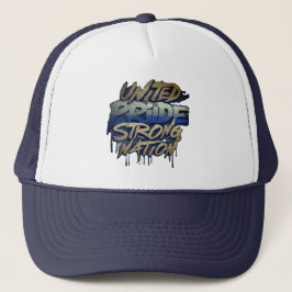 Gorra De Camionero Una nación fuerte del Orgullo Unido