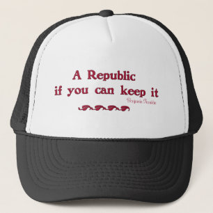 Gorra De Camionero Una república si usted puede guardarla