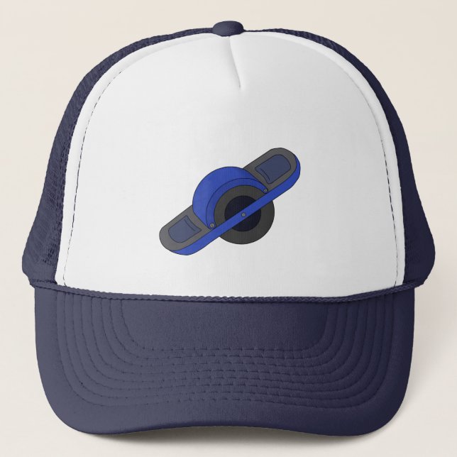 Gorra De Camionero Una rueda azul (Anverso)