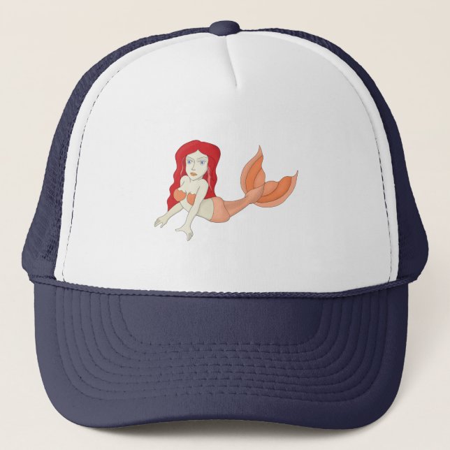 Gorra De Camionero Una sirena pelirroja (Anverso)