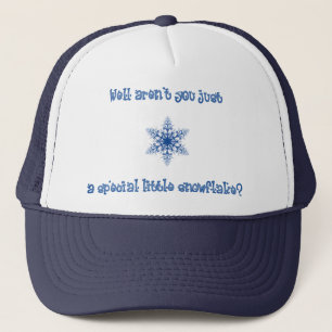 Gorra De Camionero Una tapa especial para copos de nieve