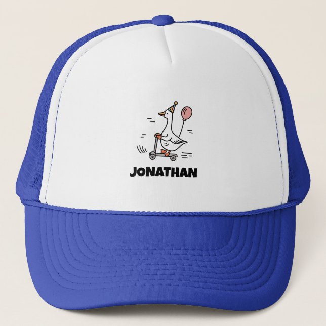 Gorra De Camionero Una tonta gallina en la suelta y graciosa camiseta (Anverso)