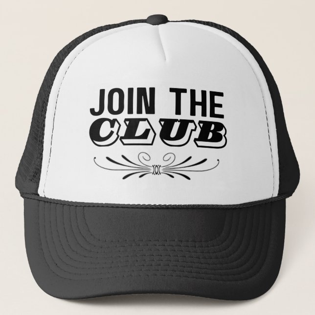 Gorra De Camionero Únase Al Club (Anverso)
