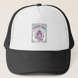 Gorra De Camionero Unicorn Moño Desordenado Unicornio Mamá Estilo Ret