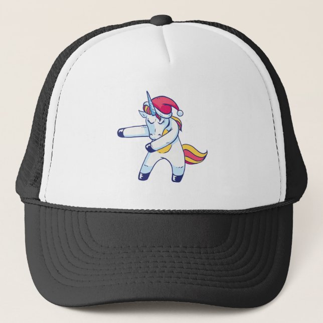 Gorra De Camionero Unicorn navidades (Anverso)