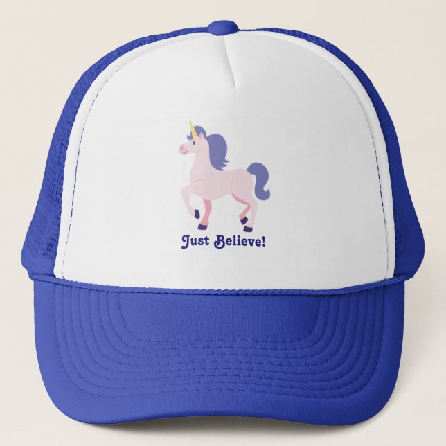 Gorra De Camionero Unicorn Solo Cree (Anverso)