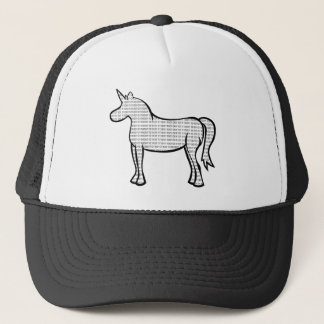 Gorra De Camionero Unicornio binario