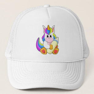 Gorra De Camionero Unicornio con botella de leche