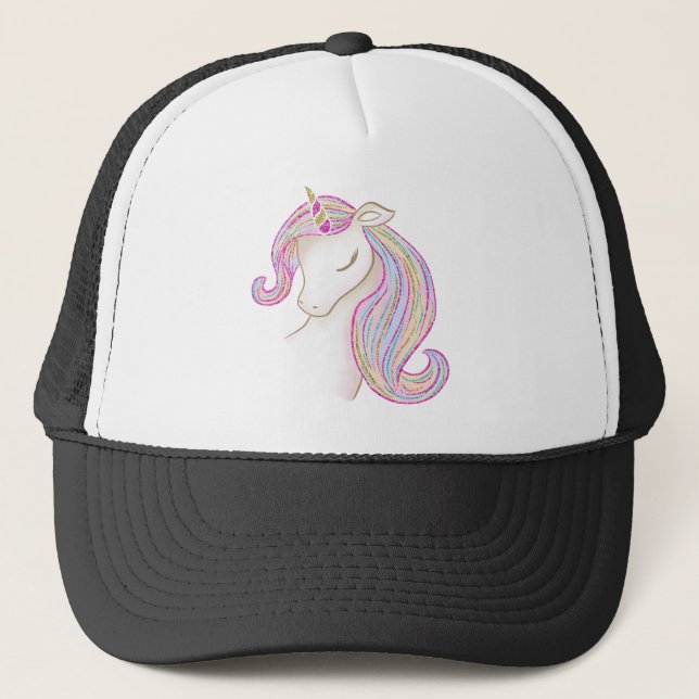 Gorra De Camionero Unicornio de bonito (Anverso)