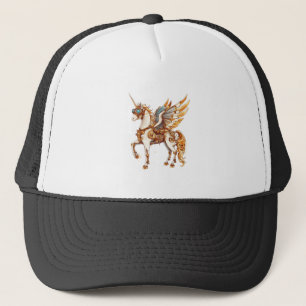 Gorra De Camionero Unicornio de Engranajes Steampunk (1)
