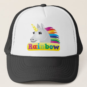 Gorra De Camionero Unicornio del arco iris