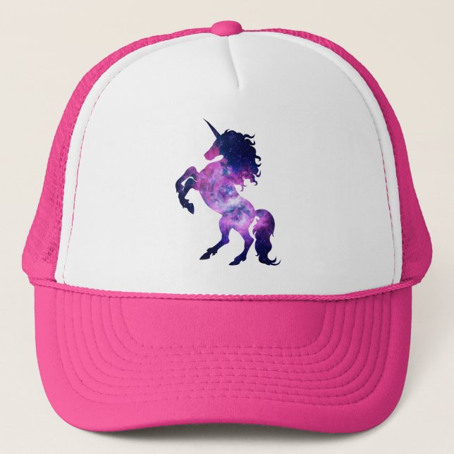 Gorra De Camionero Unicornio del espacio (Anverso)