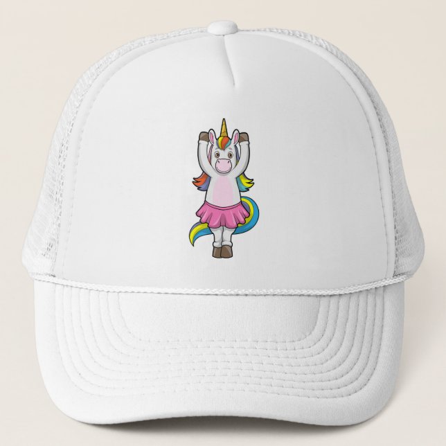 Gorra De Camionero Unicornio en Ballet Dance con Skirt (Anverso)
