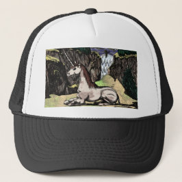 Gorra De Camionero "Unicornio en las montañas" colorized