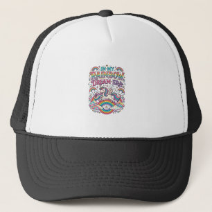 Gorra De Camionero Unicornio En Mi Época De Ropa Colorida De Sueño De
