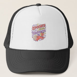 Gorra De Camionero Unicornio Espeluznante Unicornio Pequeño Caprichos