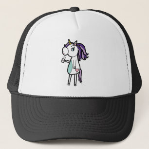 Gorra De Camionero Unicornio gruñón