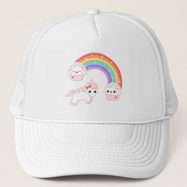 Gorra De Camionero Unicornio lindo de la magdalena (Anverso)