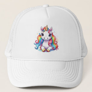 Gorra De Camionero Unicornio lindo Unicornio genial positivo