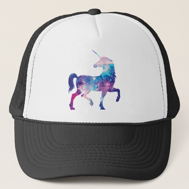 Gorra De Camionero Unicornio mágico brillante (Anverso)