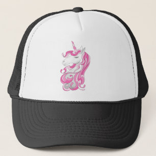 Gorra De Camionero Unicornio rosa