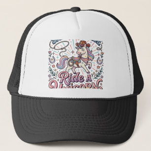 Gorra De Camionero Unicornio Salva un Caballo Monta un Unicornio Impr