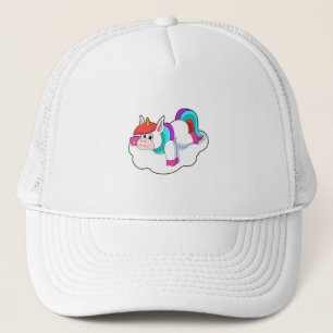 Gorra De Camionero Unicornio sobre nubes