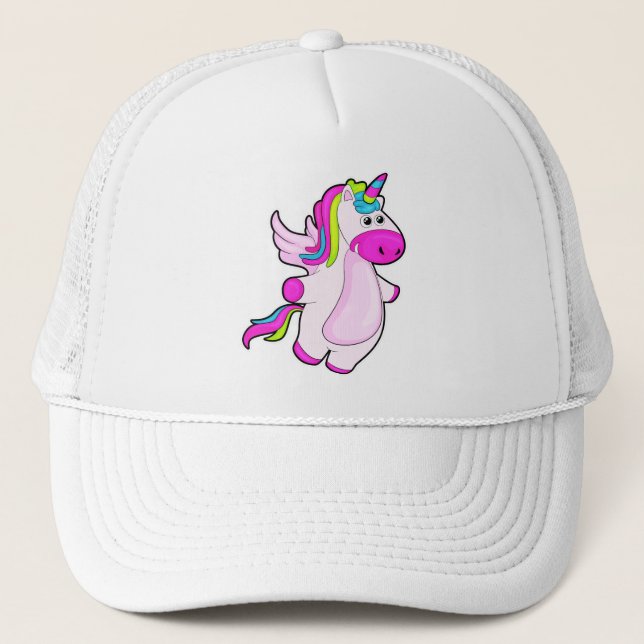 Gorra De Camionero Unicornio volando (Anverso)