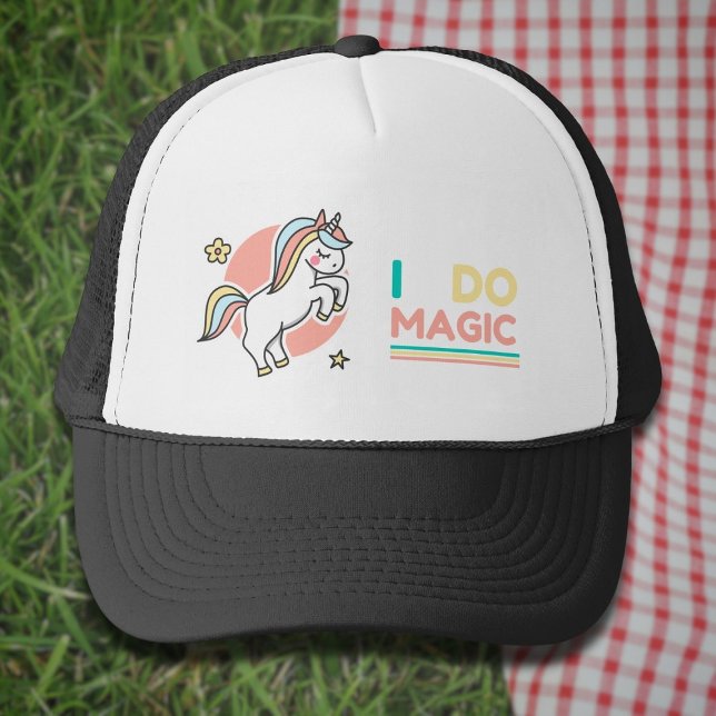 Gorra De Camionero Unicornio - Yo hago magia (Subido por el creador)