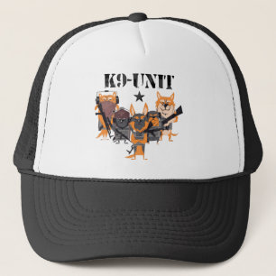 Gorra De Camionero Unidad de Perros Policías K9