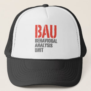 Gorra De Camionero Unidades del análisis del comportamiento de BAU