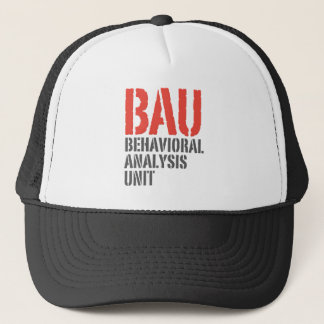 Gorra De Camionero Unidades del análisis del comportamiento de BAU