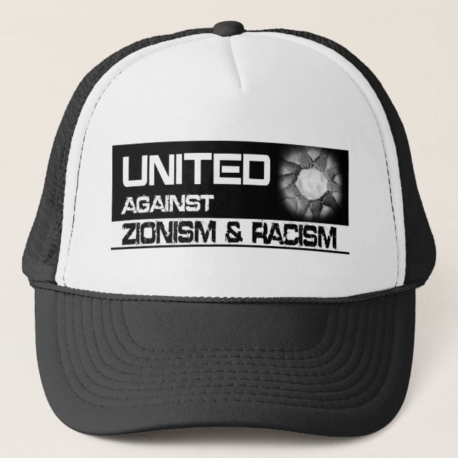 Gorra De Camionero Unido contra sionismo (Anverso)