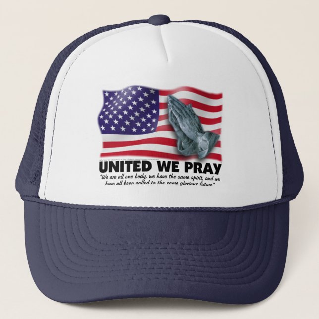 Gorra De Camionero UNIDO NOSOTROS casquillo de PRAY� (Anverso)