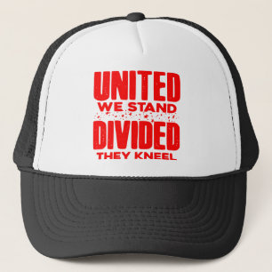 Gorra De Camionero Unidos estamos divididos se arrodillan #