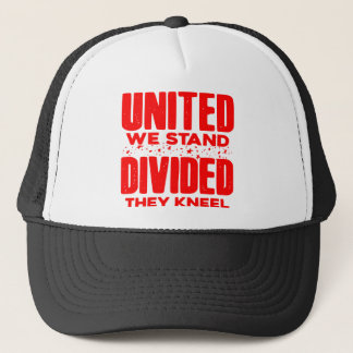 Gorra De Camionero Unidos estamos divididos se arrodillan #