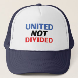 Gorra De Camionero Unidos no dividido - rojo, blanco, azul