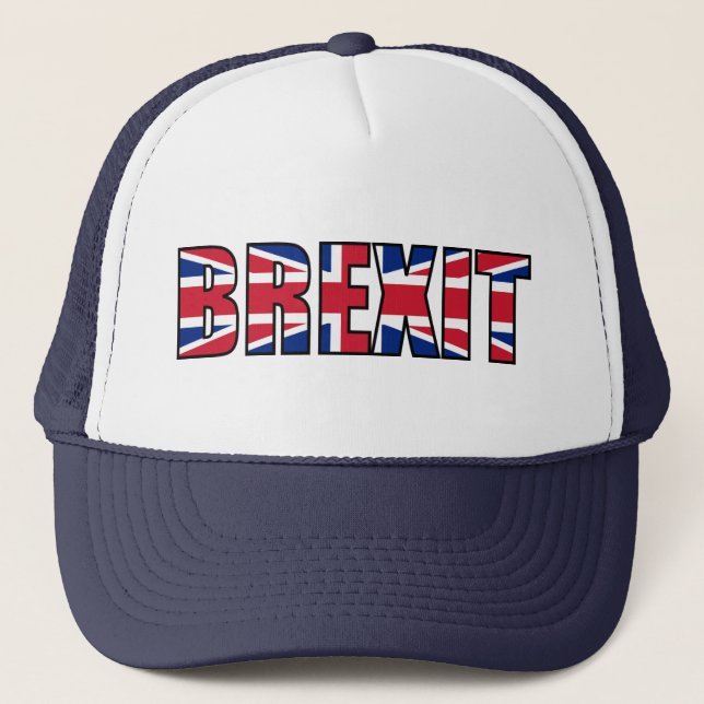 Gorra De Camionero Union Jack Brexit, W-NB (Anverso)