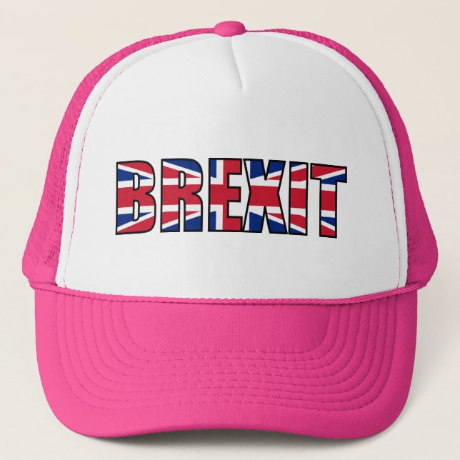 Gorra De Camionero Union Jack Brexit, W.P. (Anverso)