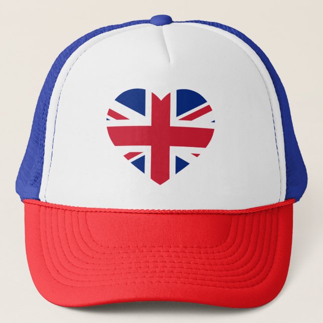 Gorra De Camionero Unión Jack Heartflag thcnt (Anverso)