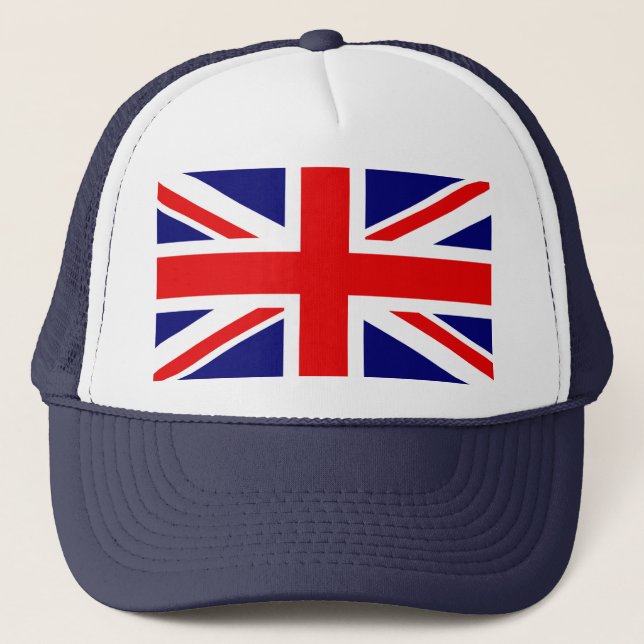 GORRA DE CAMIONERO UNION JACK - LA BANDERA BRITÁNICA (Anverso)