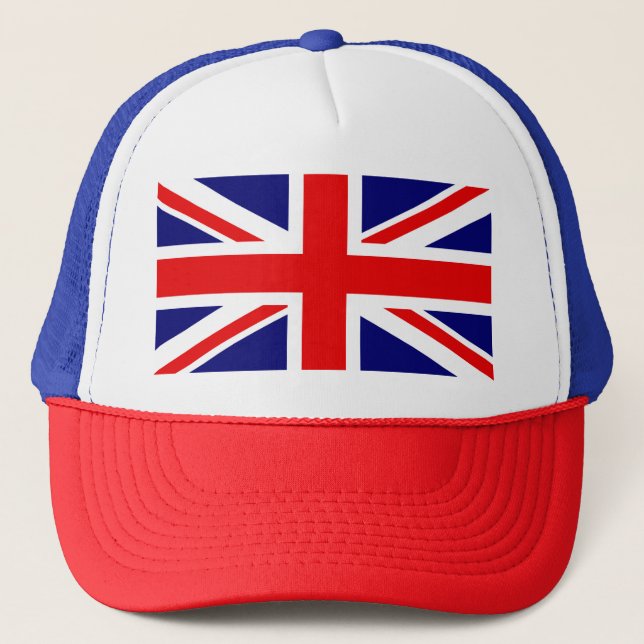 Gorra De Camionero UNION JACK - LA BANDERA BRITÁNICA DE Londres (Anverso)